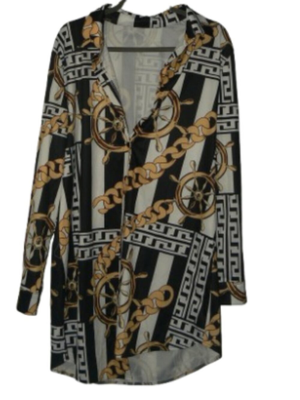 Versace Like, Nautical Shirt Dress